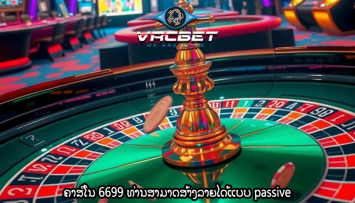 ຄາສິໂນ 6699 ທ່ານສາມາດສ້າງລາຍໄດ້ແບບ passive